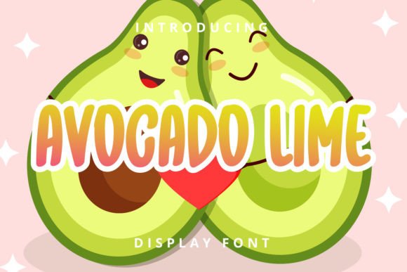 Avocado Lime: A Playful Display Font for Web Design
