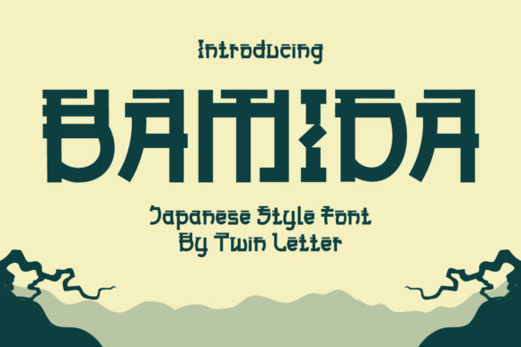 Bamida Faux Japanese: A Display Font for Editorial Work