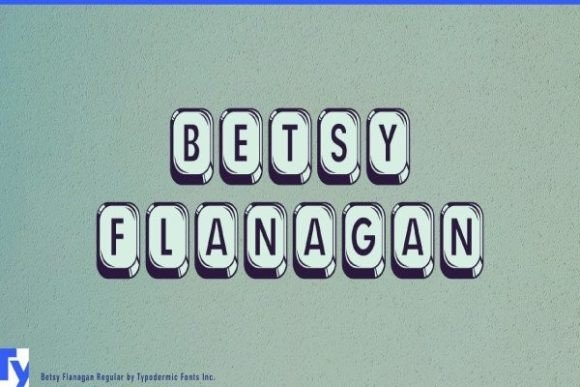Betsy Flanagan: A Keyboard Key Display Typeface for Editors