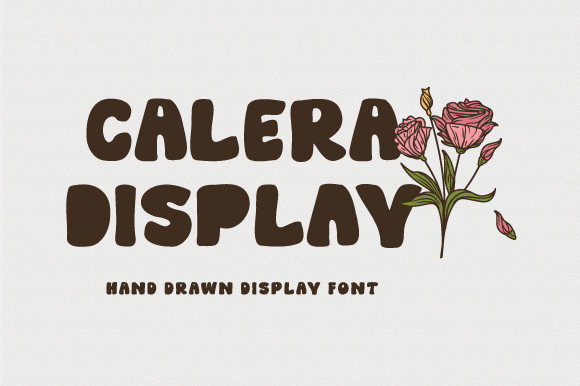 Calera Display: A Hand-Drawn Font for Editorial Charm