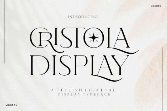 Cristola Display: A Sophisticated Font for Modern Web Design