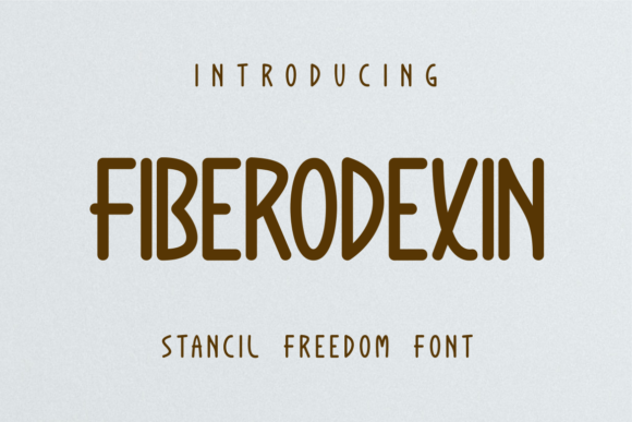 Fiberodexin: A Bold Display Font for Campaign Urgency