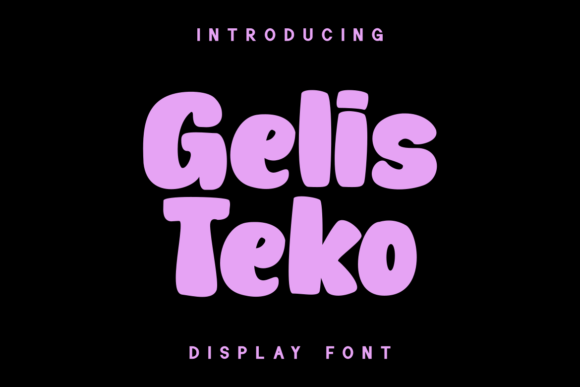 Gelis Teko: A Bold Display Font for Campaign Creatives