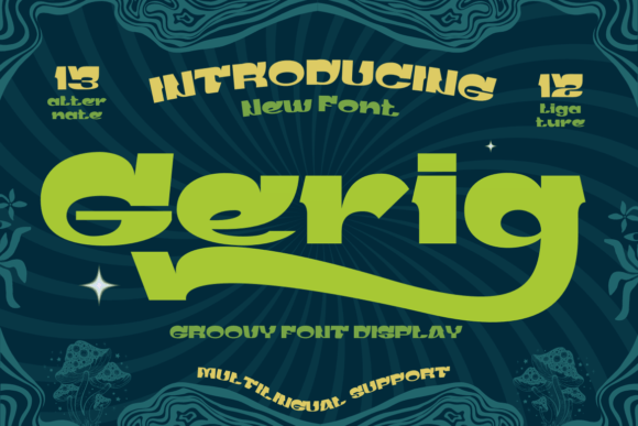 Gerig: A Display Font That Transforms Editorial Design