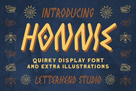 Honnie - A Quirky Display Font for Memorable Brands