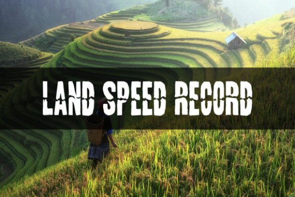 How the Land Speed Record Font Elevates Small Business Branding