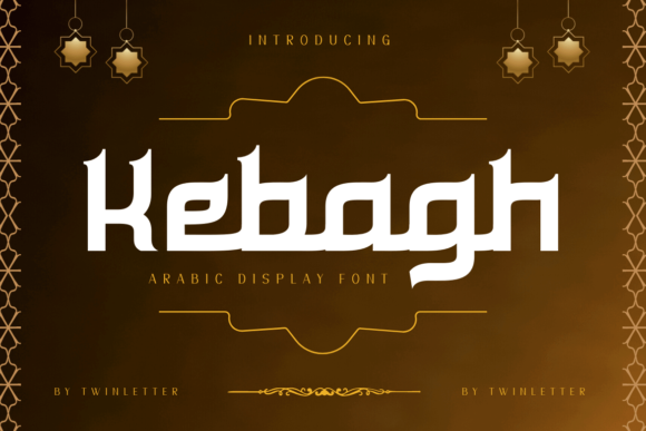 Kebagh Arabic Display Font: Bold Typography for Publishing