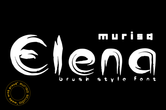 Murisa Elena: A Display Font with Brushstroke Charm