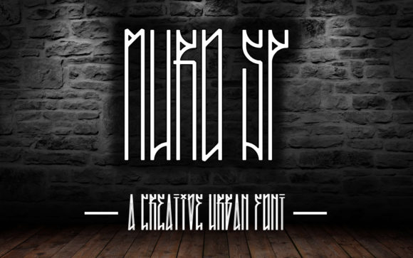 Muro SP: A Tall, Thin Display Font for Crafters & Sellers