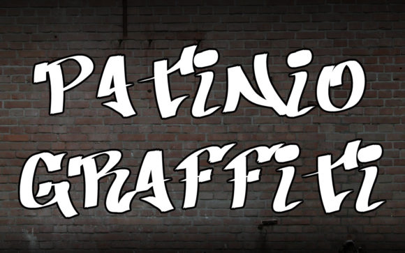 Patinio Graffiti: A Bold Display Font for Campaigns