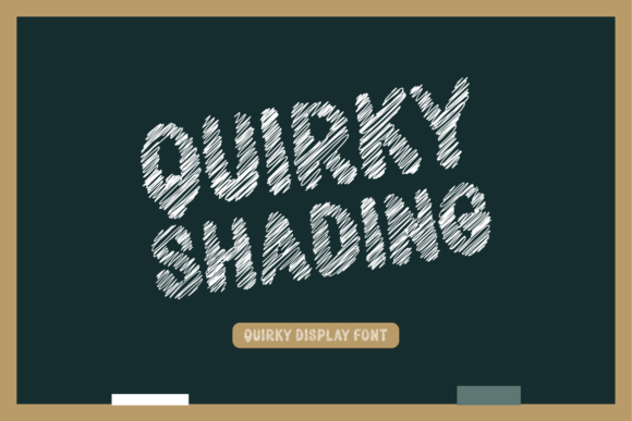 Quirky Shading: A Playful Font for Memorable Branding