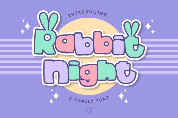 Rabbit Night: The Bold Cartoon Font for Digital Creators