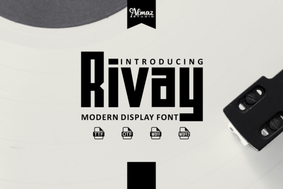 Rivay: A Bold Sans Serif Display Font with Sharp Contrast