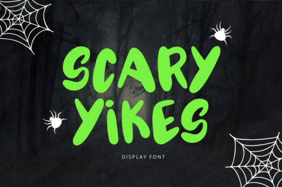 Scary Yikes: A Display Font for Editorial Impact