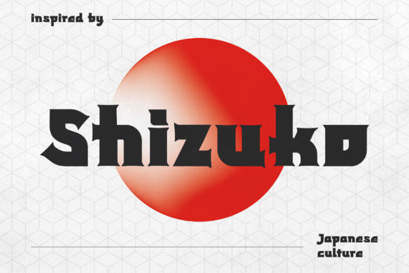 Shizuko: A Modern Display Typeface for Editorial Design