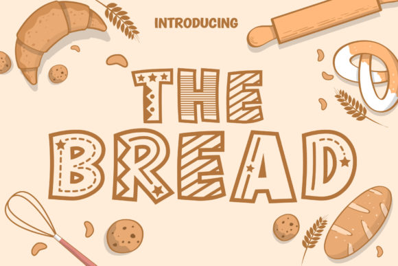 The Bread Font: A Playful Display Typeface for Marketing