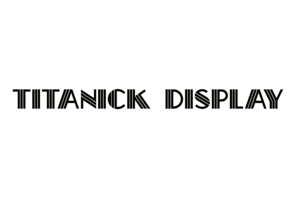 Titanick Display: A Modern Multiline Font for Makers