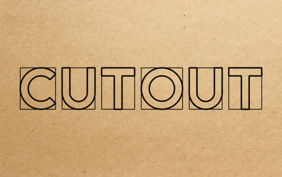 When a Cut Out Font Becomes the Hero of a Brand Project