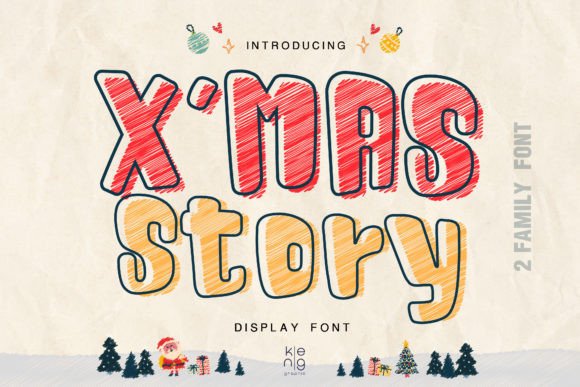 Xmas Story: A Display Font That Makes Headlines Feel Alive